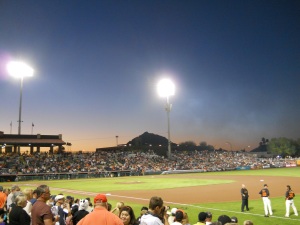 Sunset - Scottsdale Stadium