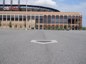 Shea's home plate - Citi Field lot