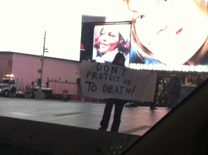 Protest - Times Square